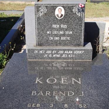 KOEN Barend J. 1952-1979