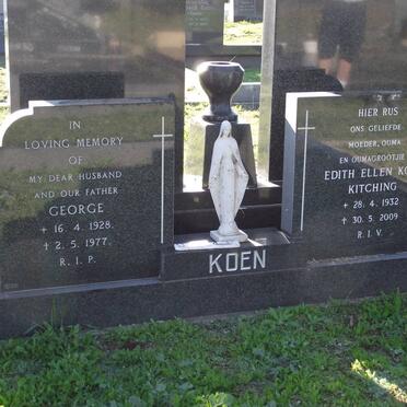 KOEN George 1928-1977 &amp; Edith Ellen KITCHING 1932-2009