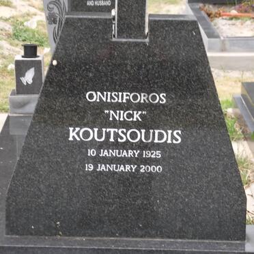 KOUTSOUDIS Onisiforos 1925-2000