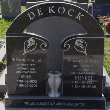 KOCK May Sophia, de 1930-2001 &amp; Ernest 1931-2005