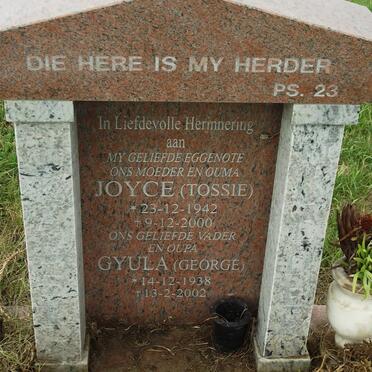 KOVACS Gyula 1938-2002 &amp; Joyce 1942-2000