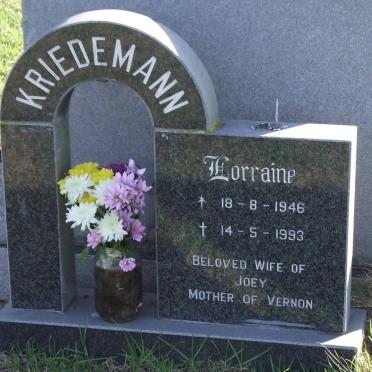 KRIEDEMANN Lorraine 1946-1993