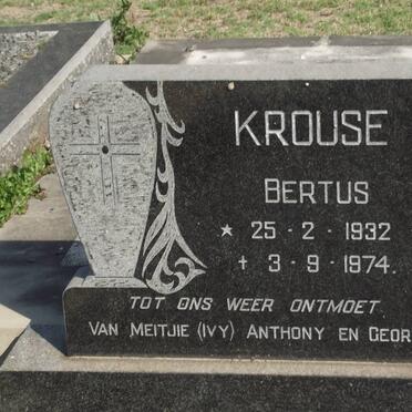 KROUSE Albertus Hermanus 1932-1974