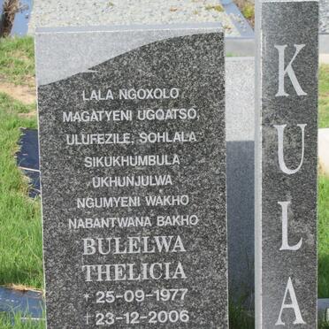 KULA Bulelwa Thelicia 1977-2006