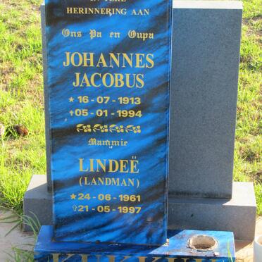 KUKKUK Johannes Jacobus 1913-1994 :: KUKKUK Lindee nee LANDMAN 1961-1997