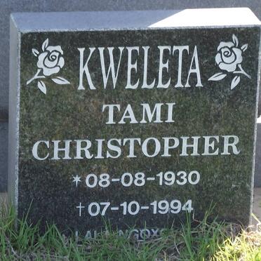 KWELETA Tami Christopher 1930-1994