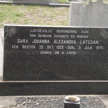 LATEGAN Sara Johanna Alexandra 1929-1970
