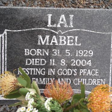 LAI Mabel 1929-2004