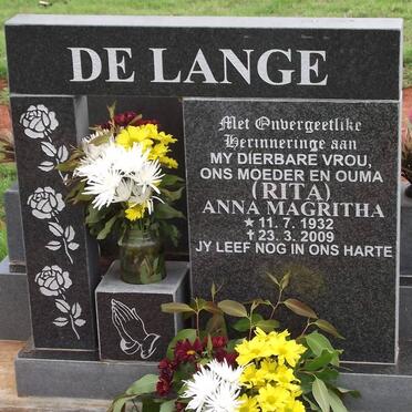 LANGE Anna Magritha, de 1932-2009