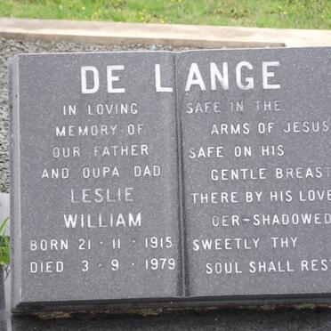 LANGE Leslie William, de 1915-1979