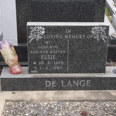 LANGE Elsie, de 1928-1987