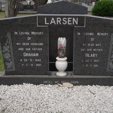 LARSEN Graham 1942-1997 &amp; Hilary 1942-1981