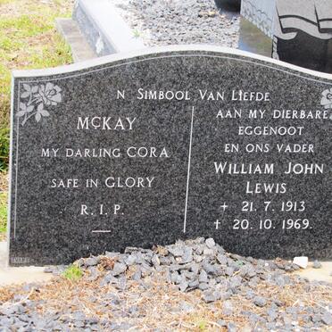LEWIS William John 1913-1969 :: McKAY Cora 1916-1975