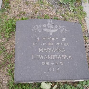 LEWANDOWSKA Marianna 1891-1975