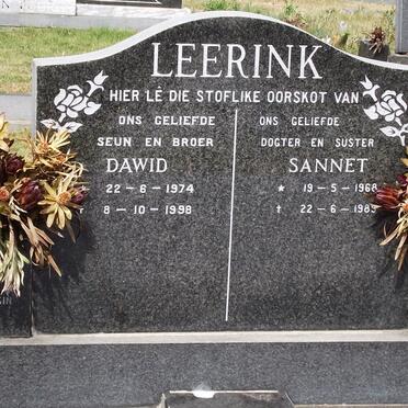 LEERINK Dawid 1974-1998 :: LEERINK Sannet 1968-1989