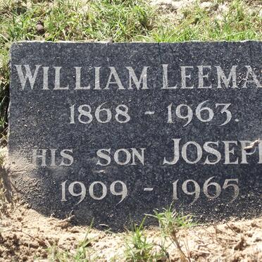 LEEMAN William 1868-1963 :: LEEMAN Joseph 1909-1965