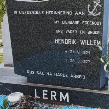 LERM Hendrik Willem 1924-1977