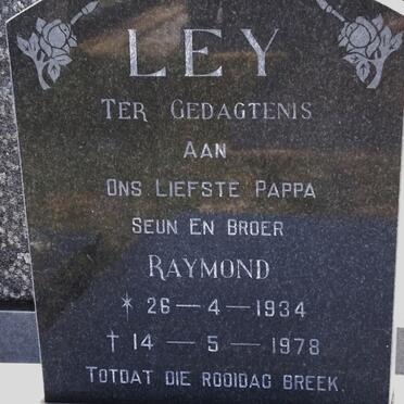 LEY Raymond 1934-1978