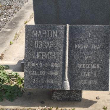 LIEBIGH Martin Oscar 1880-1965