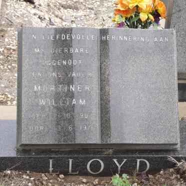 LLOYD Mortiner William 1902-1975