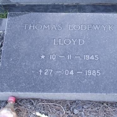 LLOYD Thomas Lodewyk 1945-1985