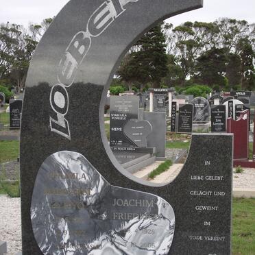 LOEBEN Phumla Margaret nee PIYO 1949-2002 :: LOEBEN Joachim Friedrich 1928-2005