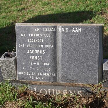 LOURENS Jacobus Ernst 1941-1995
