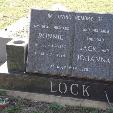 LOCK Ronnie 1927-1994 :: LOCK Jack &amp; Johanna
