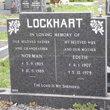 LOCKHART Norman 1905-1989 &amp; Edith 1907-1979