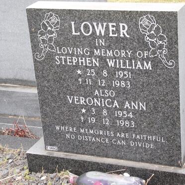 LOWER Stephen William 1951-1983 &amp; Veronica Ann 1954-1983