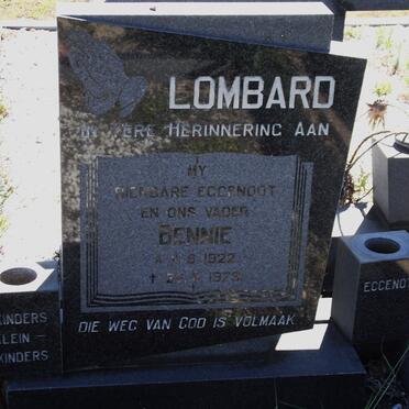 LOMBARD Bennie 1922-1975