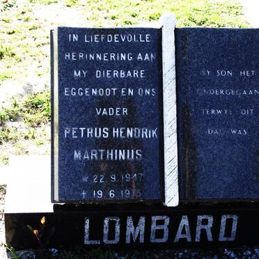 LOMBARD Petrus Hendrik Marthinus 1947-1975