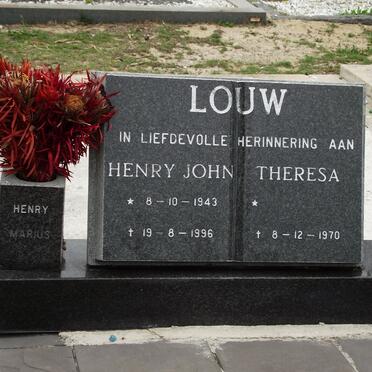 LOUW Henry John 1943-1996 &amp; Theresa -1970
