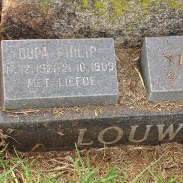 LOUW Philip 1921-1999