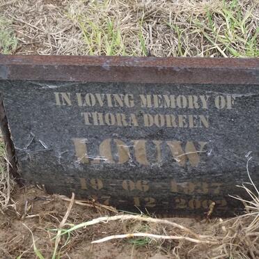LOUW Thora Doreen 1937-2002