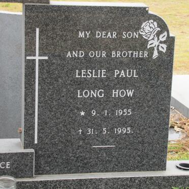 LONG HOW Leslie Paul 1955-1995