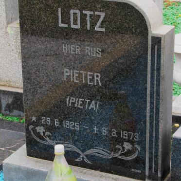 LOTZ Pieter 1925-1973