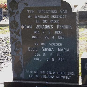 LOOCK Adam Johannes Hendrik 1895-1968 &amp; Elsie Sophia Maria 1900-1976