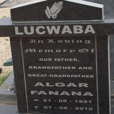 LUCWABA Algar Fanana 1921-2010