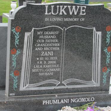 LUKWE Zani 1939-2006
