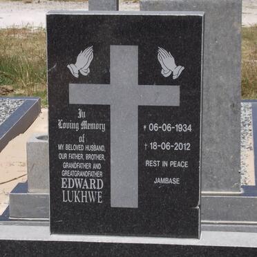 LUKHWE Edward 1934-2012