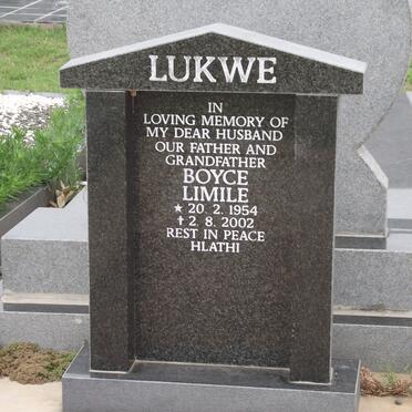 LUKWE Boyce Limile 1954-2002