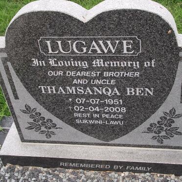 LUGAWE Thamsanqa Ben 1951-2008