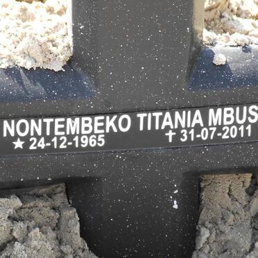 MBUSI Nontembeko Titania 1965-2011