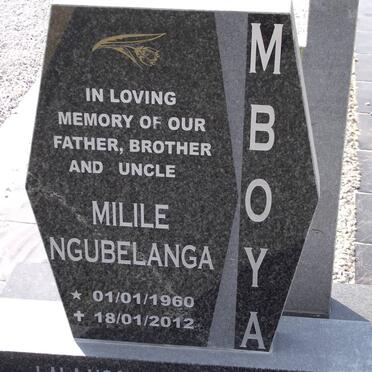 MBOYA Milile Ngubelanga 1960-2012