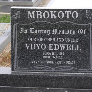 MBOKOTO Vuyo Edwell 1963-2011