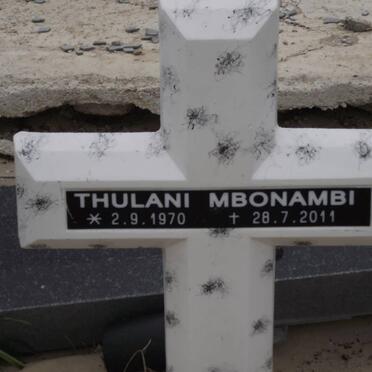 MBONAMBI Thulani 1970-2011
