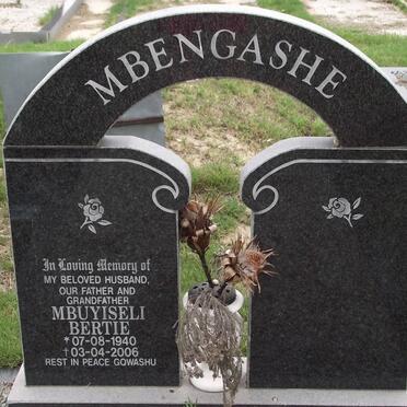 MBENGASHE Mbuyiseli Bertie 1940-2006