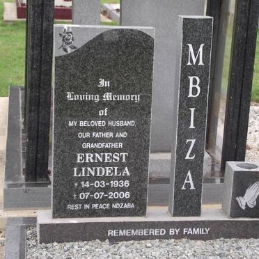 MBIZA Ernest Lindela 1936-2006