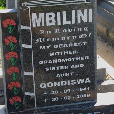 MBILINI Qondiswa 1941-2009